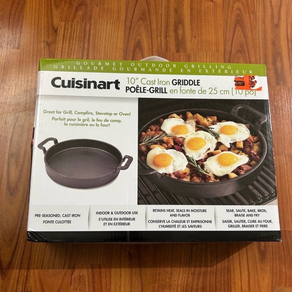 Cuisinart cast iron griddle